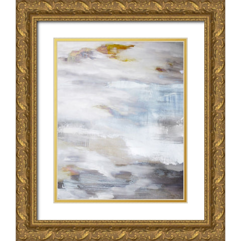 Number Nine 1 Gold Ornate Wood Framed Art Print with Double Matting by Bainbridge, Hope