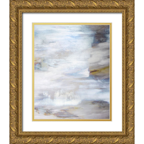 Number Nine 2 Gold Ornate Wood Framed Art Print with Double Matting by Bainbridge, Hope