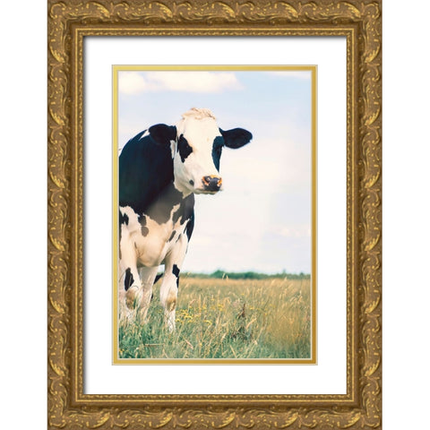 Kenton Gold Ornate Wood Framed Art Print with Double Matting by Broadway, Krista