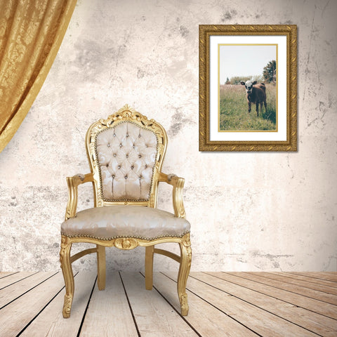Lima Gold Ornate Wood Framed Art Print with Double Matting by Broadway, Krista