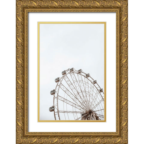 Sumter Gold Ornate Wood Framed Art Print with Double Matting by Broadway, Krista