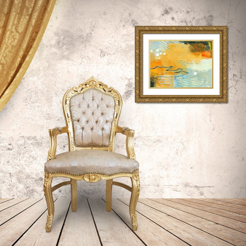 Fondness of Fields 2 Gold Ornate Wood Framed Art Print with Double Matting by Beer, Pamela K.