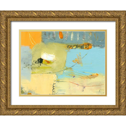 Fondness of Fields 3 Gold Ornate Wood Framed Art Print with Double Matting by Beer, Pamela K.