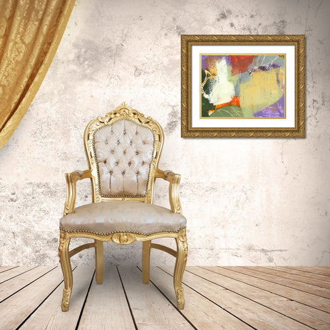 Bold Statements 3 Gold Ornate Wood Framed Art Print with Double Matting by Beer, Pamela K.
