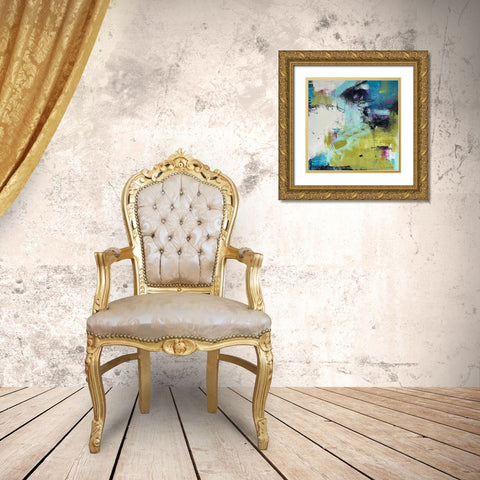 Moonrise Gold Ornate Wood Framed Art Print with Double Matting by Blackerby, Linda S.