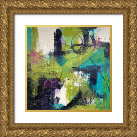Summer Light Gold Ornate Wood Framed Art Print with Double Matting by Blackerby, Linda S.