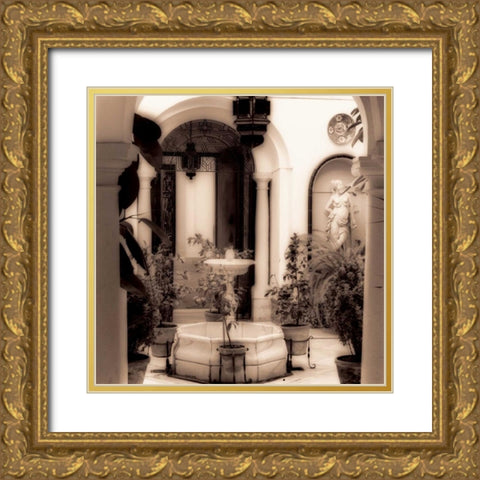 Cordoba Espana Gold Ornate Wood Framed Art Print with Double Matting by Blaustein, Alan