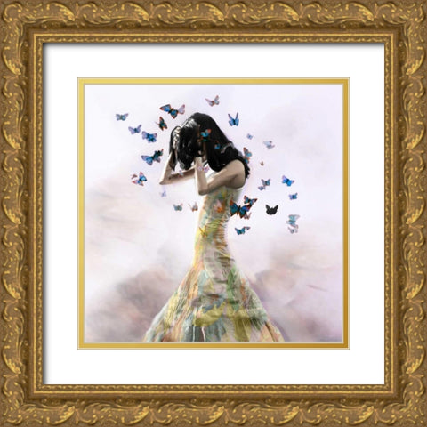 Fear the Worst Gold Ornate Wood Framed Art Print with Double Matting by Cuseo, Christopher