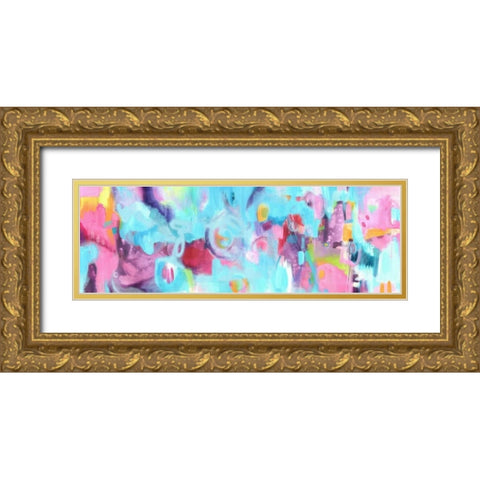 Two Seconds of Summer Gold Ornate Wood Framed Art Print with Double Matting by Coulson, Carolynne