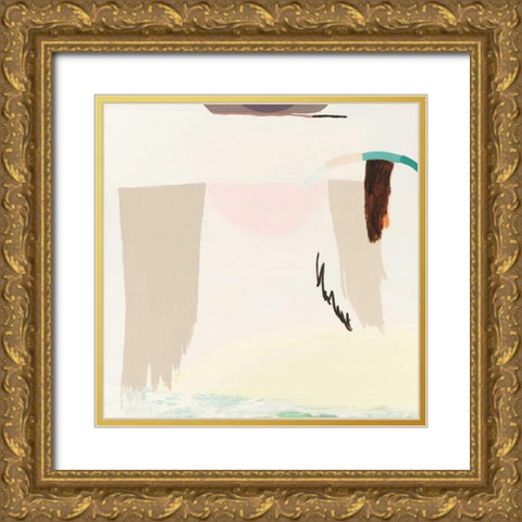Light and the Desert Gold Ornate Wood Framed Art Print with Double Matting by Cohen, Aliza