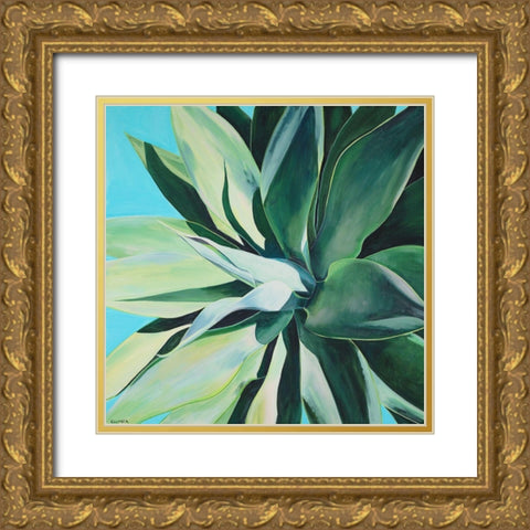 Rest in Its Glory Gold Ornate Wood Framed Art Print with Double Matting by Clumeck, Alana