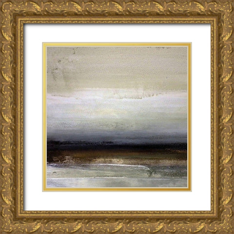 Foreshore Gold Ornate Wood Framed Art Print with Double Matting by Cordes, Susan
