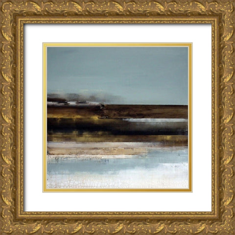 Distant Shore Gold Ornate Wood Framed Art Print with Double Matting by Cordes, Susan