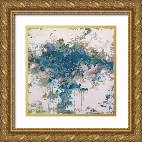 Cooling Rush Gold Ornate Wood Framed Art Print with Double Matting by Cormany, Claire