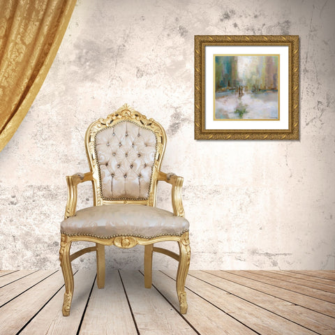 Morning Commute Gold Ornate Wood Framed Art Print with Double Matting by Cormany, Claire