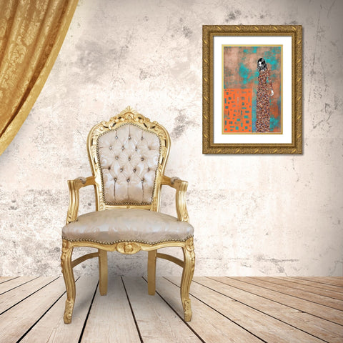 La Entrada Gold Ornate Wood Framed Art Print with Double Matting by Cacho, Jose