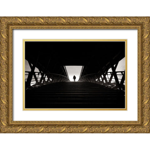 Unchained Gold Ornate Wood Framed Art Print with Double Matting by Corso, Stefano