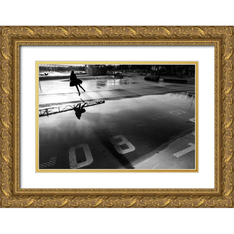 A Good Day To Fly Gold Ornate Wood Framed Art Print with Double Matting by Corso, Stefano