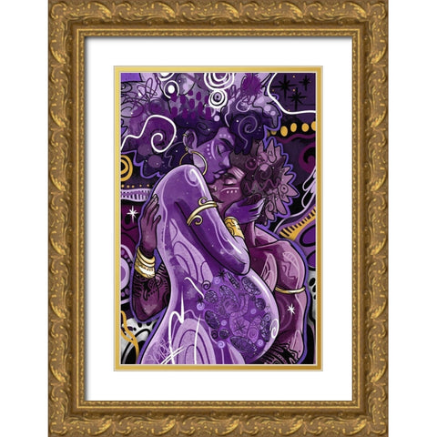 Divine Protection Gold Ornate Wood Framed Art Print with Double Matting by Copeland, Justin