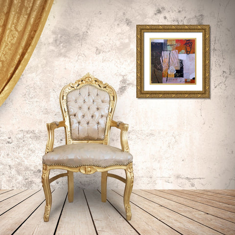 Haikyo No. 2 Gold Ornate Wood Framed Art Print with Double Matting by Coppens, Linda