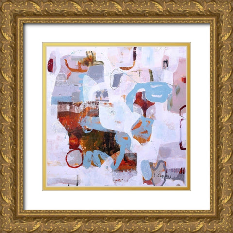 Letâ€™s Imagine Gold Ornate Wood Framed Art Print with Double Matting by Coppens, Linda
