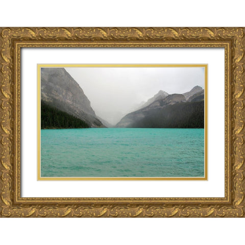 The Rocky Mountain 4 Gold Ornate Wood Framed Art Print with Double Matting by Colligan, Lynann