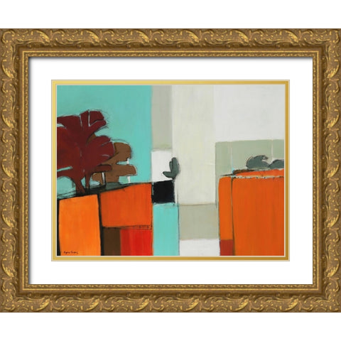 Illusion Gold Ornate Wood Framed Art Print with Double Matting by Chapuis, Virginia