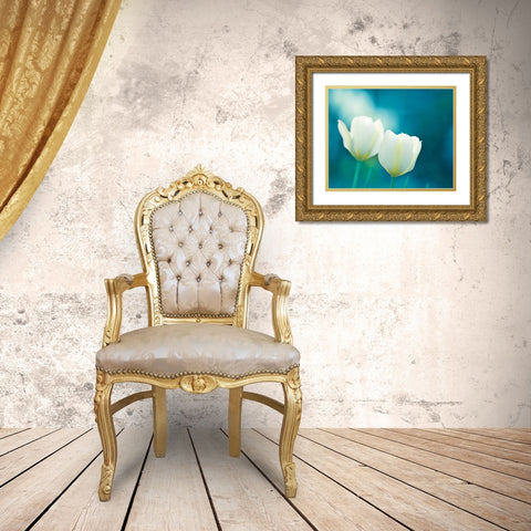 Charisma Gold Ornate Wood Framed Art Print with Double Matting by Cochrane, Carolyn