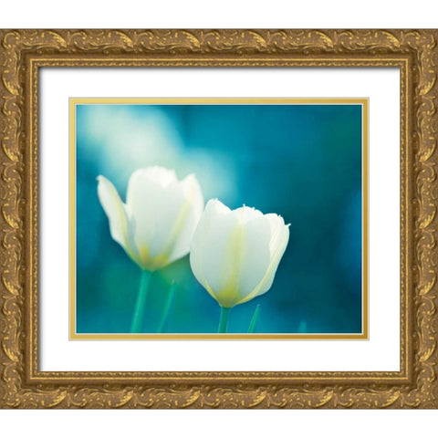 Charisma Gold Ornate Wood Framed Art Print with Double Matting by Cochrane, Carolyn