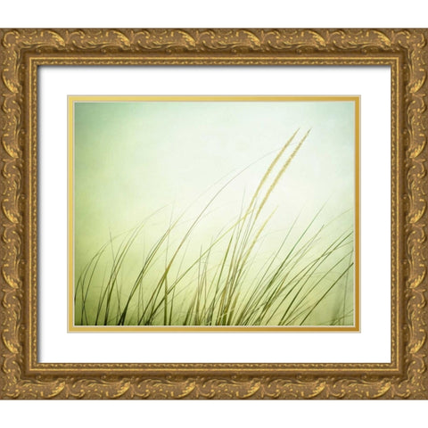 Just Breathe Gold Ornate Wood Framed Art Print with Double Matting by Cochrane, Carolyn