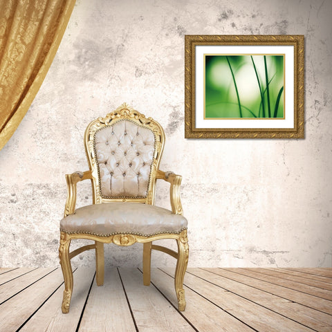 Natural Flow Gold Ornate Wood Framed Art Print with Double Matting by Cochrane, Carolyn