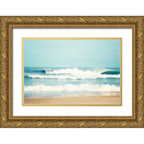 Salty Sea Air Gold Ornate Wood Framed Art Print with Double Matting by Cochrane, Carolyn