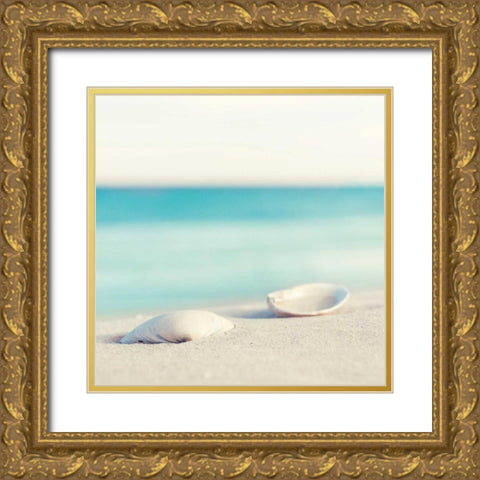 Serenity Gold Ornate Wood Framed Art Print with Double Matting by Cochrane, Carolyn