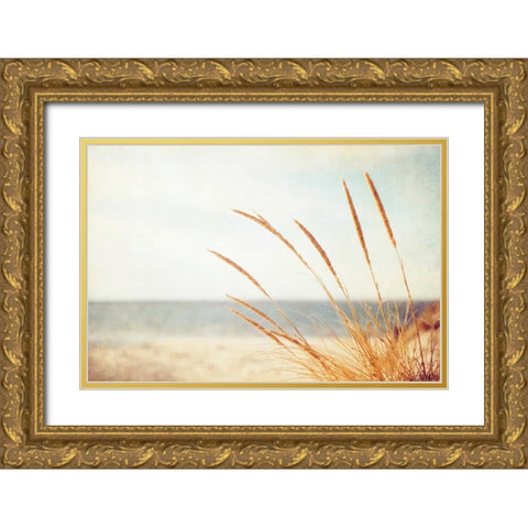 Warm Breeze Gold Ornate Wood Framed Art Print with Double Matting by Cochrane, Carolyn