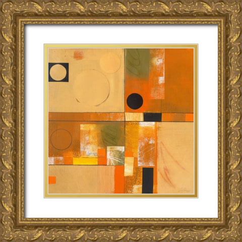 Soleil I Gold Ornate Wood Framed Art Print with Double Matting by Colter, Deborah T.