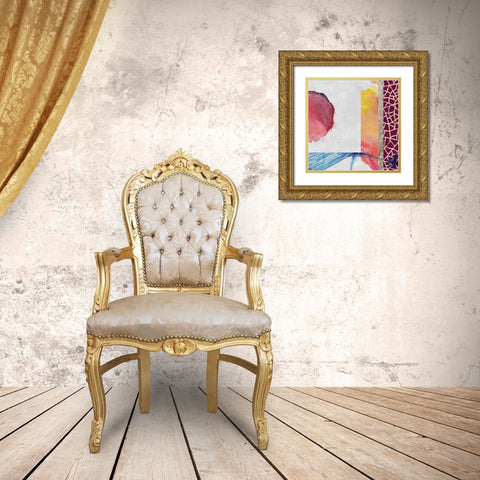 Earth Glows 1 Gold Ornate Wood Framed Art Print with Double Matting by Duncan-He, Louis