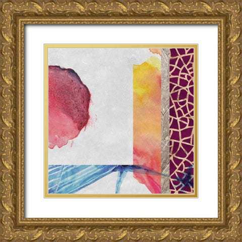Earth Glows 1 Gold Ornate Wood Framed Art Print with Double Matting by Duncan-He, Louis