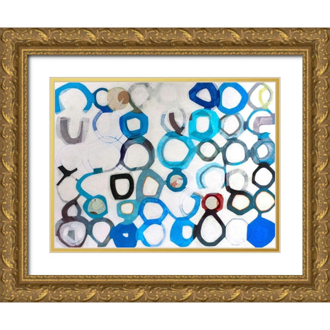 Evolutions Gold Ornate Wood Framed Art Print with Double Matting by Duffy, Naomi Taitz