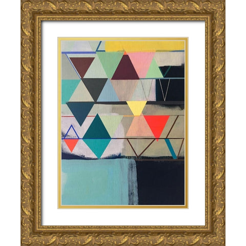 I Was Hoping You Would Come Gold Ornate Wood Framed Art Print with Double Matting by Duffy, Naomi Taitz