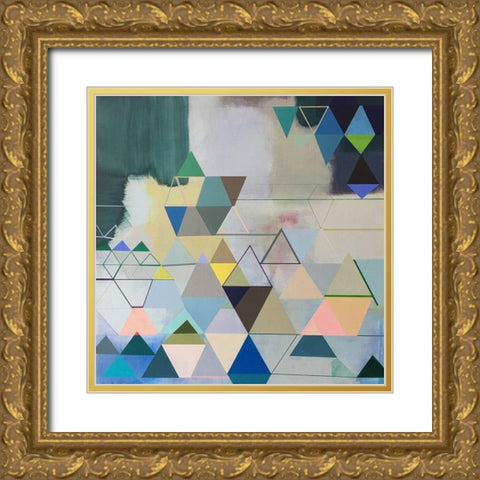 Journey Time Gold Ornate Wood Framed Art Print with Double Matting by Duffy, Naomi Taitz