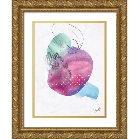 Cultural Reflection No. 2 Gold Ornate Wood Framed Art Print with Double Matting by Duncan-He, Louis