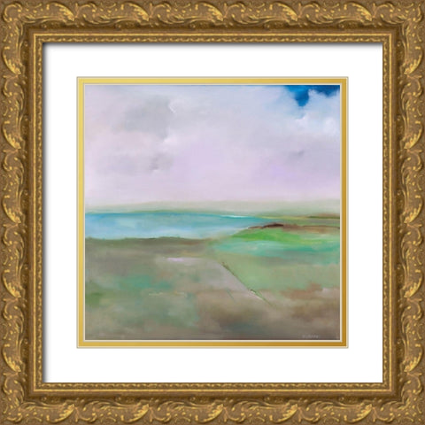 Crossroads Gold Ornate Wood Framed Art Print with Double Matting by Diliberto, Michael A.