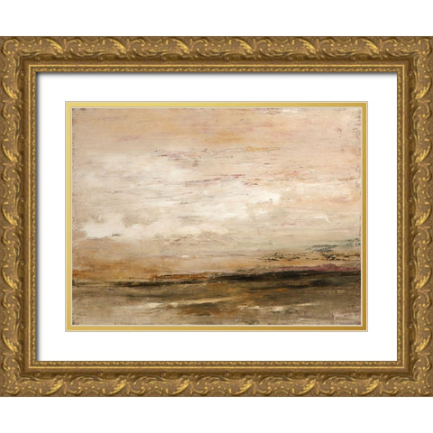 Newsworthy Gold Ornate Wood Framed Art Print with Double Matting by Dennis, Patrick