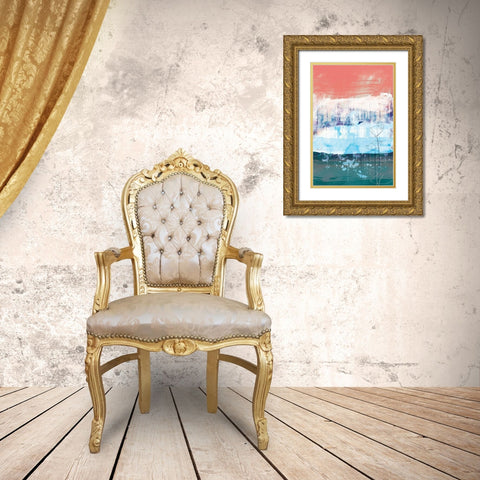 Unexpected Bloom No. 1 Gold Ornate Wood Framed Art Print with Double Matting by Duncan-He, Louis