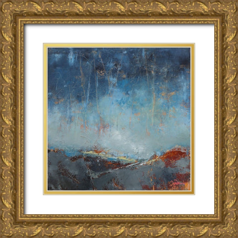 The Pass Gold Ornate Wood Framed Art Print with Double Matting by Dennis, Patrick