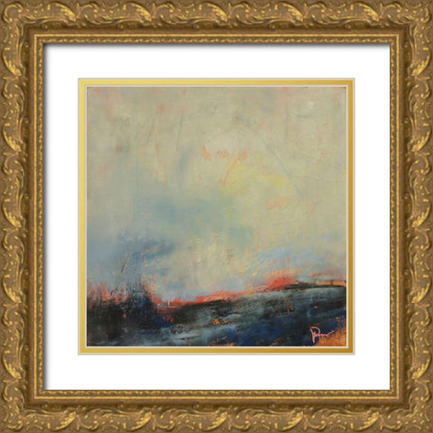 Burnout Gold Ornate Wood Framed Art Print with Double Matting by Dennis, Patrick