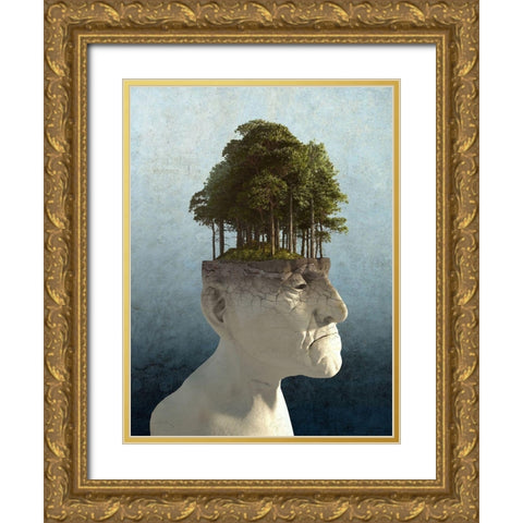 Personal Growth Gold Ornate Wood Framed Art Print with Double Matting by Decker, Cynthia