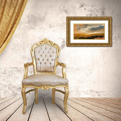 Last of The Green Gold Ornate Wood Framed Art Print with Double Matting by Dennis, Patrick