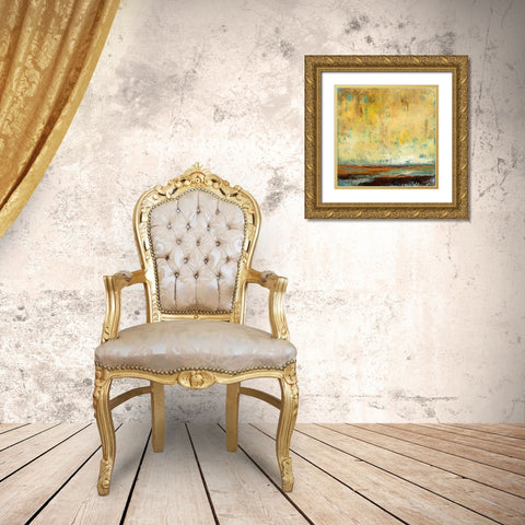 Air Quality Gold Ornate Wood Framed Art Print with Double Matting by Dennis, Patrick