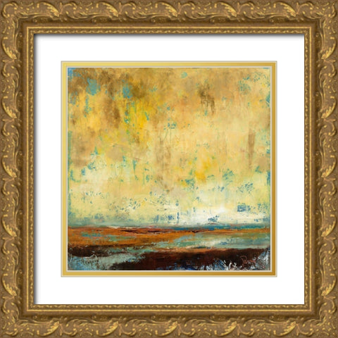 Air Quality Gold Ornate Wood Framed Art Print with Double Matting by Dennis, Patrick